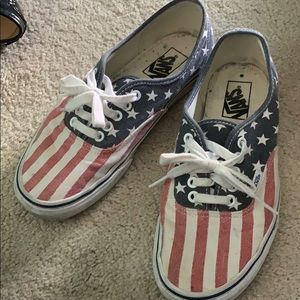 American Flag Vans